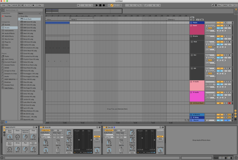 Ableton Live Working Faster Using Default Templates Recording Arts