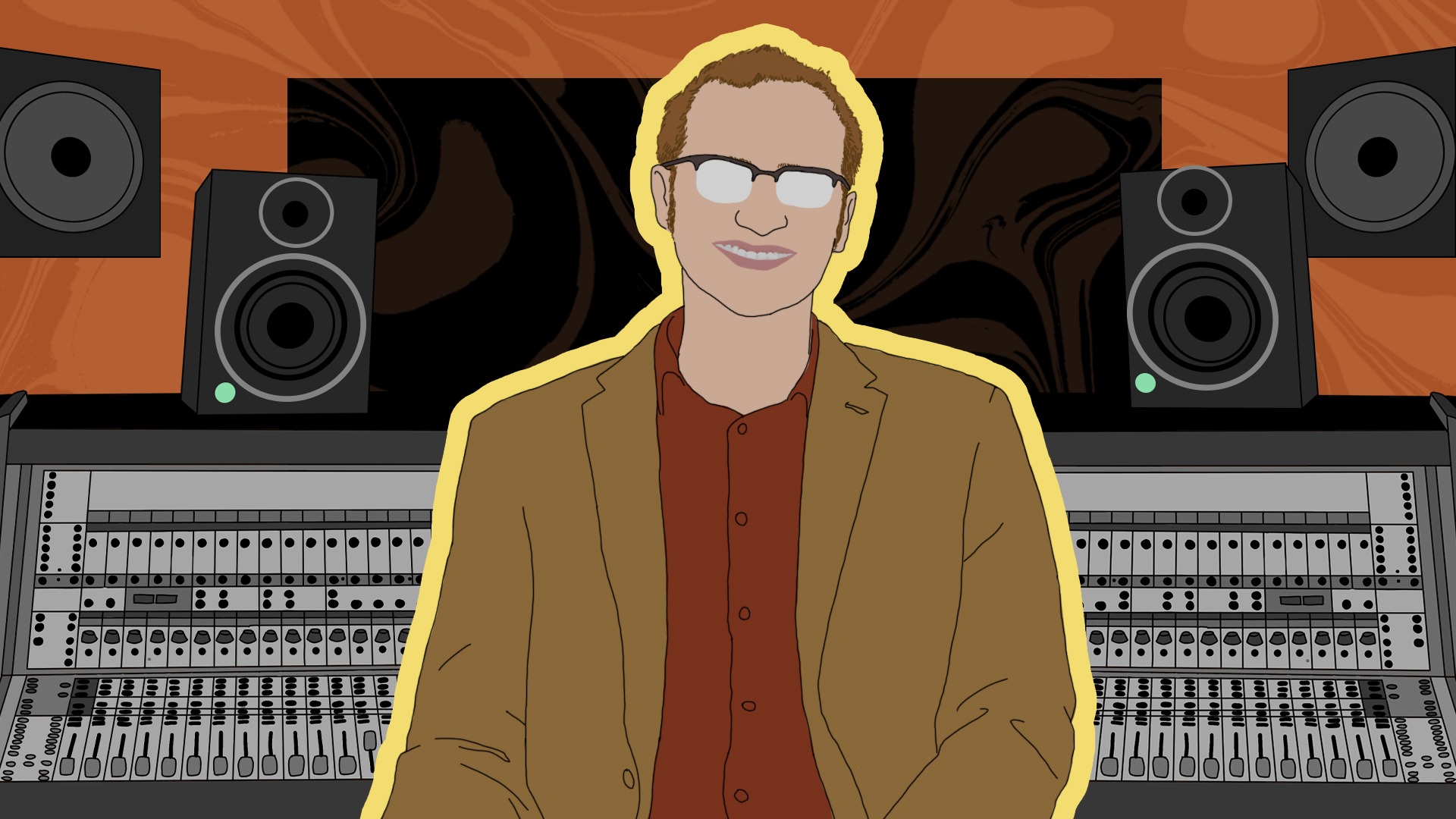 Illustration of Emre Ekici in front of a console