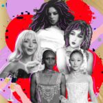 2024's biggest female pop icons: Charli xcx, Chappell Roan, Sabrina Carpenter, Ariana Grande and Cynthia Erivo from Wicked. This year was the first time in history that the five most-streamed albums on Spotify all came from women (with Taylor Swift taking the top spot).